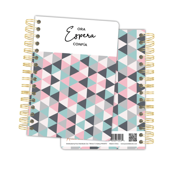 Libreta Espiral Pequeña- Ora Espera Confia