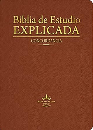 Biblia RVR 1960 de Estudio Explicada Marrón