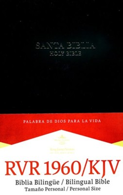 Biblia RVR 1960 KJV Bilingüe Tapa Dura con Índice