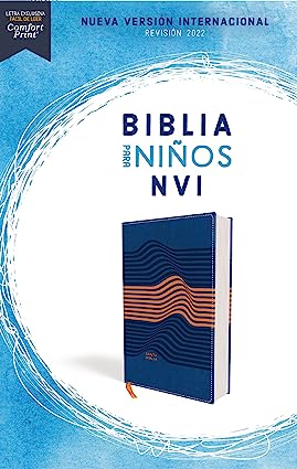 Biblia NVI para Niños Gris Símil Piel