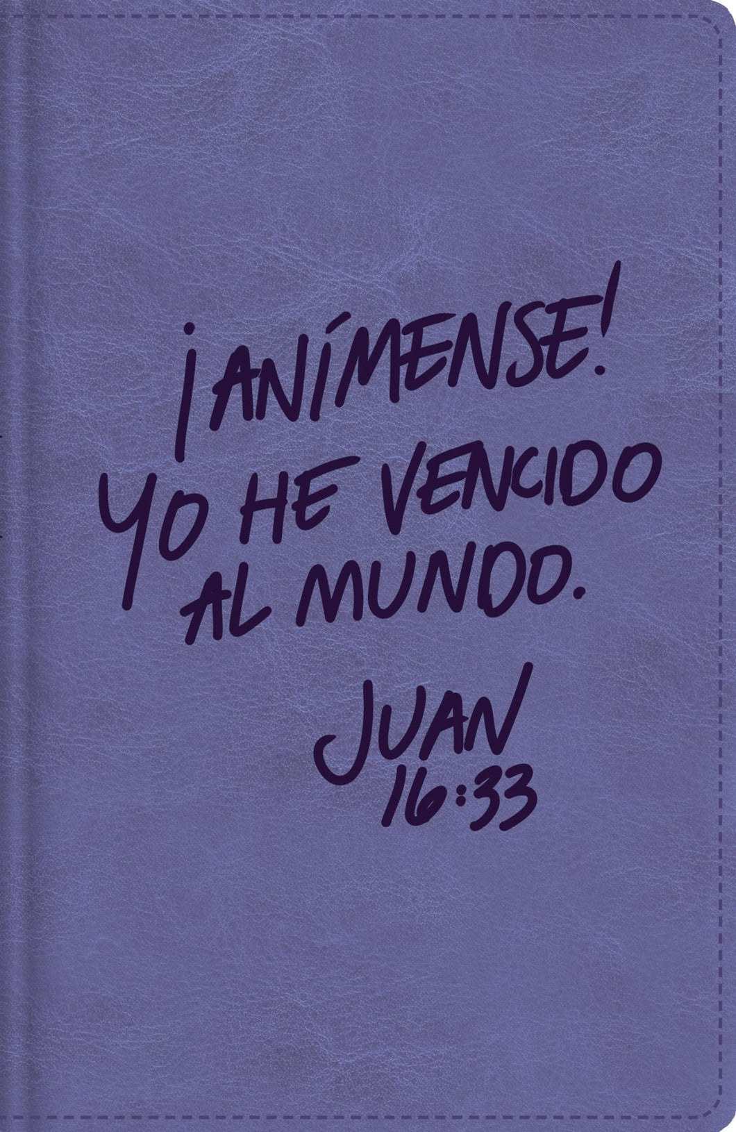 Biblia NVI Compacta Azul Lavanda Símil Piel con Cierre