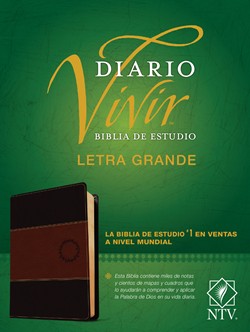 Biblia NTV de Estudio Diario Vivir Letra GrandeSentipiel Café Café Claro