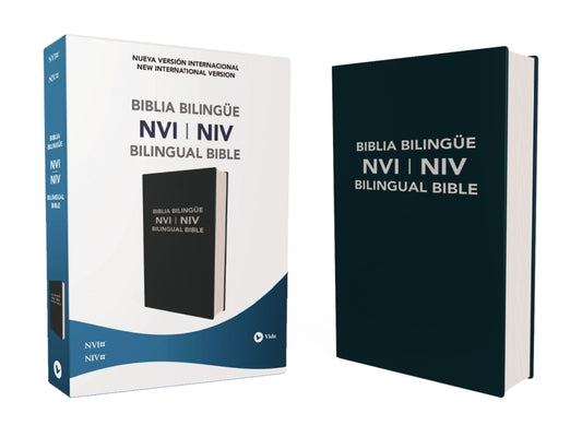 Biblia NVI NIV Bilingüe Piel Azul