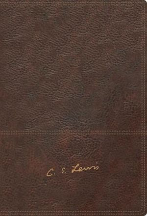 Biblia RVR 1977 C.S. Lewis Piel Café Interior a dos Colores