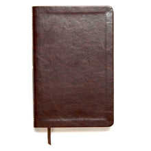 Cargar imagen en el visor de la galería, Biblia RVR 1960 de Estudio Scofield Tamaño Personal Chocolate Oscuro Símil Piel
