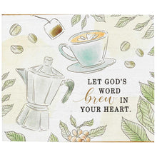 Cargar imagen en el visor de la galería, Cuadro - en inglés - Let God&#39;s Word Brew
