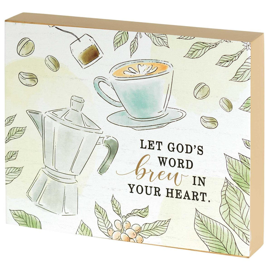 Cuadro - en inglés - Let God's Word Brew