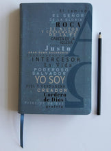 Cargar imagen en el visor de la galería, Biblia RVR 1960 Letra Grande Tamaño Manual Nombres de Dios Símil Piel Azul
