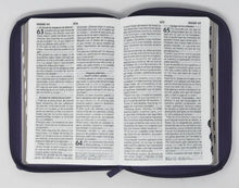 Cargar imagen en el visor de la galería, Biblia RVR 1960 Letra Grande Tamaño Manual Lila con Cierre con Índice
