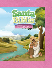 Cargar imagen en el visor de la galería, Biblia RVR 2020 para Niñas Rosada Tapa Dura
