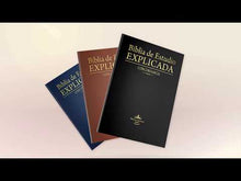 Cargar y reproducir el video en el visor de la galería, Biblia RVR 1960 de Estudio Explicada Marrón
