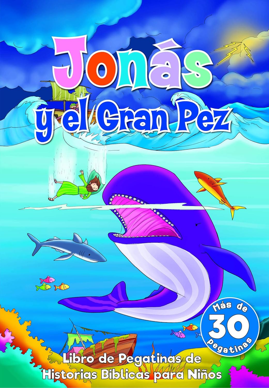 JonaS y el Gran Pez Libro de Pegatinas