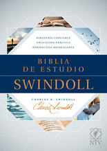 Cargar imagen en el visor de la galería, Biblia NTV de Estudio Swindoll Azul
