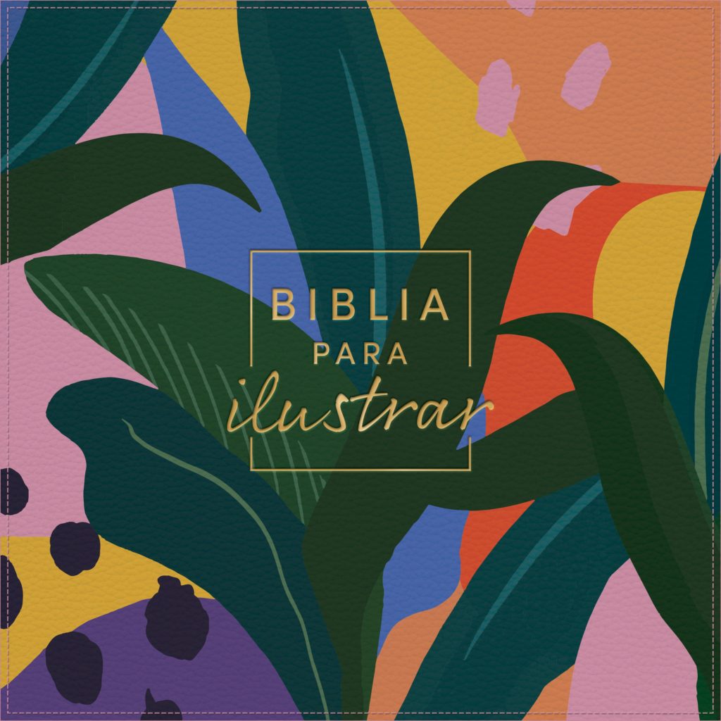 Biblia RVR 1960 para Ilustrar Floral Símil Piel