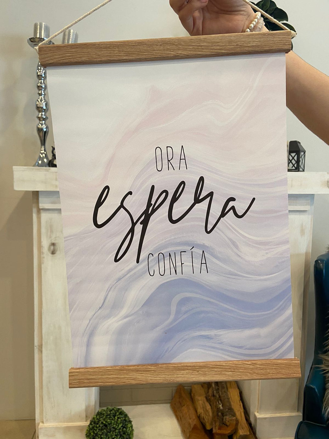 Cuadro Art Scroll Ora Espera Confia