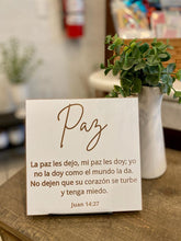 Cargar imagen en el visor de la galería, Set  4 Cuadros - Fe - Esperanza - Amor - Paz - Novedad
