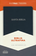 Cargar imagen en el visor de la galería, Biblia RVR 1960 Ultrafina Piel Negra
