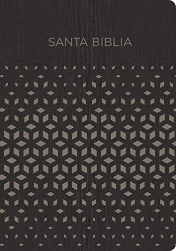 Biblia RVR 1960 para Regalos y Premios Negro Plata Símil Piel