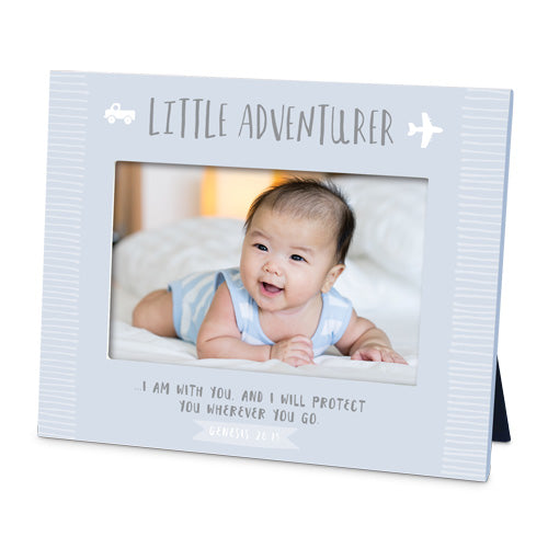 Porta Retrato - en  Inglés - Little Adventurer - Lila